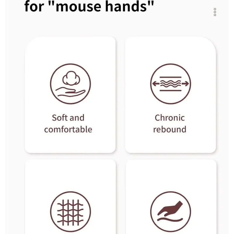 Computer Game Mouse Pad Large Thickened Eva Ergonomic Mousepad Wrist Pad Non-Slip Mouse Mats For Office Accessories