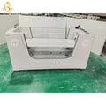Milky Spa Ozone Bath For Pets: Modern Rectangle Dog Spa Bathtub Free Standing For Apartments For Pet Supplies
