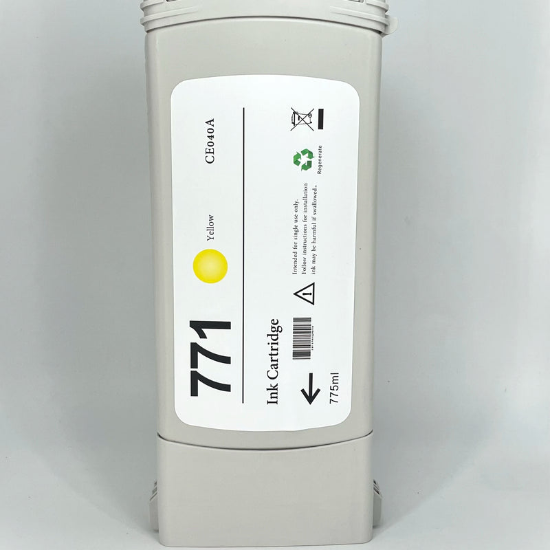 Compatible For HP 771 Ink Cartridge for HP771 Full With Pigment Ink z6200 z6600 z6800 Printer 775ml  PIG ink