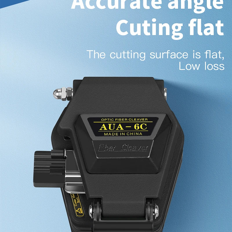 Fiber cleaver AUA-6C Cable Cutting Knife FTTT Fiber Optic Knife Tools cutter High Precision Cleaver 16 point blade