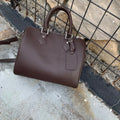 Genuine Grade Leather Women's Shoulder Crossbody Bag Luxury Designer Brand Female Handbag Fashion Soft Cowhide Ladies Boston Bag
