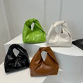 New PU Leather Tote Bags for Women Luxury Niche Design Hobo Bag Women Handbag Simple Pleated Stylish Clutch Bag
