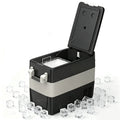53QT 12V Car Refrigerator 50L Portable Fridge Freezer, 0F-50F Electric Cooler, AC/DC For Truck Boat RV Camping Travel