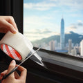 20m Window Weatherproof Seal Tape  Transparent  No-Residue Seal Film for Door and Window Ventilation Isolation, Self-Adhesive