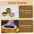 Titanium Alcohol Stove, Portable Lightweight Tiny Brass ﻿ - View 3 | SAMAG