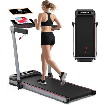 Portable Electric Treadmill - Folding with LCD, Handle | SAMAG