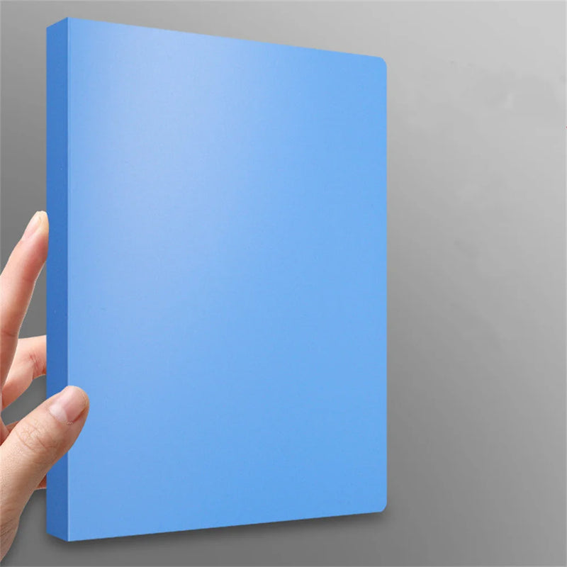 A4 Binder 4 Hole Binder D-Type Punch Folder Office Storage File Ring Waterproof Test Paper Data Storage Folder Learning Supplies