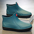 Men's casual rain shoes Four season new non-slip waterproof comfortable outdoor fishing water shoes fashion chef work rain boots