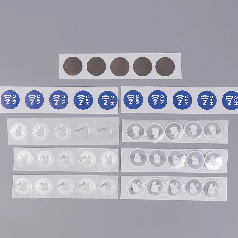 1/20/50Pcs 2.5cm NFC Labels Stickers Badges Label Sticker RFID Electronic Tag Rewritable Secret Key Sticker NFC Tags