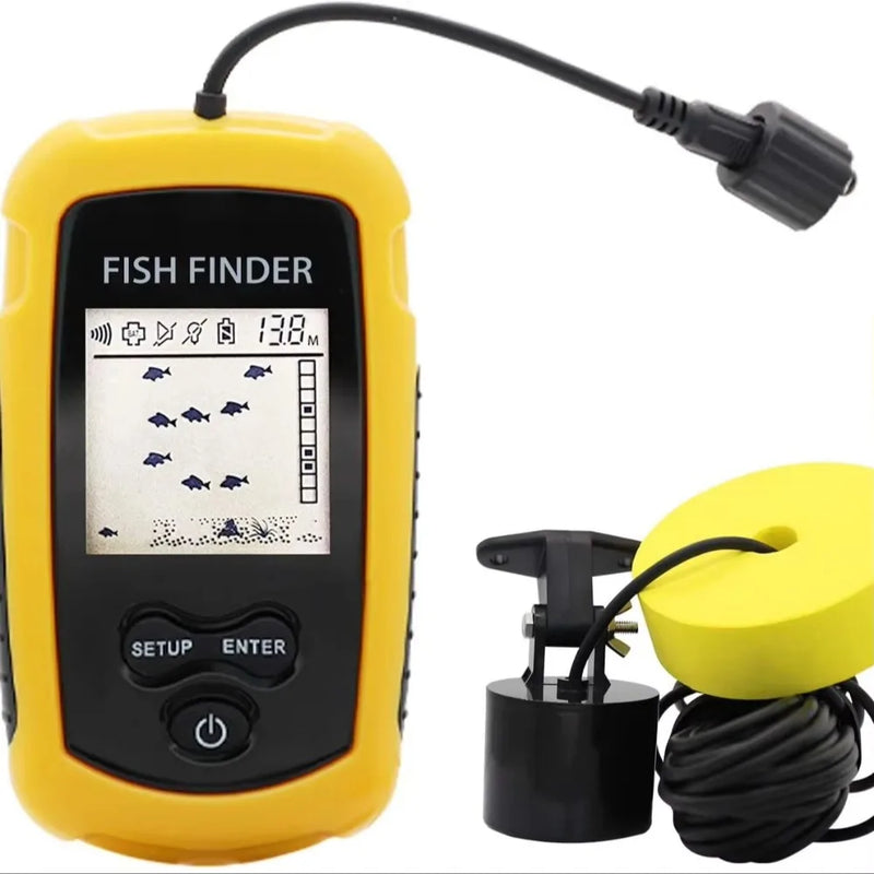 Handheld Portable Fish Finder LCD Screen Castable | SAMAG