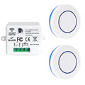 WiFi RF light Switch Tuya Smart Life AC 110V 220V Relay Receiver 433mhz RF Push Button Transmitter Work with Alexa for LED Lamp
