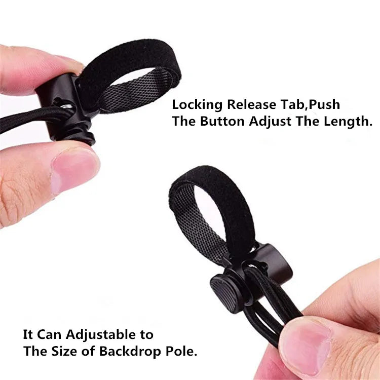 Backdrop Clips Clamps Kit Includes Metal Heavy Duty Spring Clamps Adjustable Elastic Clamps Holders for Video Studio Background