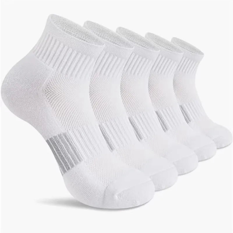 6 Pairs of Men's Solid Color Vertical Striped Mid-Calf | SAMAG