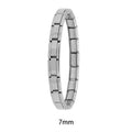 Hapiship New Women's Jewelry 9mm Width Itanlian Elastic Charm Bracelet Fashion Stainless Steel Bangle ST - Visuel 24 | SAMAG