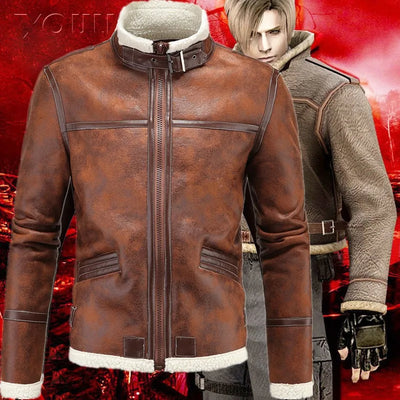 Retro Fur Coat Men's Jacket Plush Thickened Winter Stand | SAMAG