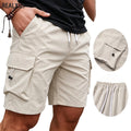 Men's Summer Cargo Shorts Multi-Pocket Drawstring Pants | SAMAG