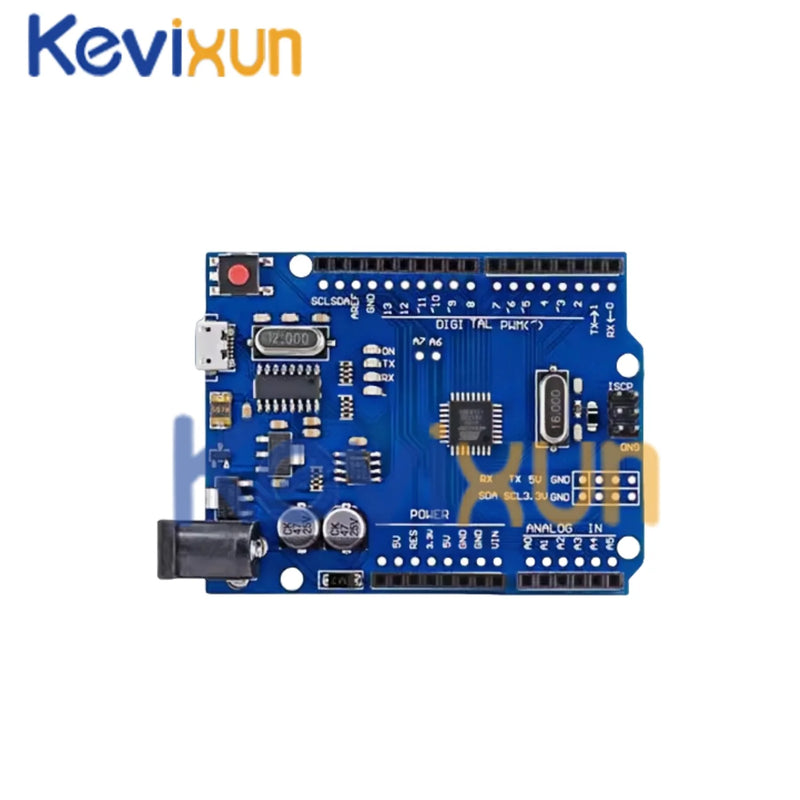 1-10PCS UNO R3 CH340G MEGA328P Chip for Arduino UNO R3 + USB/TYPE-C CABLE ATMEGA328P-AU Development Board 16Mhz