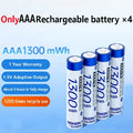 NEW Nohon Rechargeable Battery 1.5V AA 3600mWh AAA 1300mWh Original Li Batteries With Charger for Clock Video Radio Game Camera