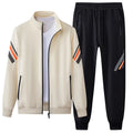 Men's Sports Two - piece Casual Spring And Autumn Long Sleeve Cardigan Sweatshirt Trousers Outdoor Suit - View 5 | SAMAG