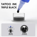1Pcs 8oz Professional Black Tattoo Ink Pigment Body Art Tattoo Ink Permanent Makeup Beauty Paints for Body Tattoo Accessories