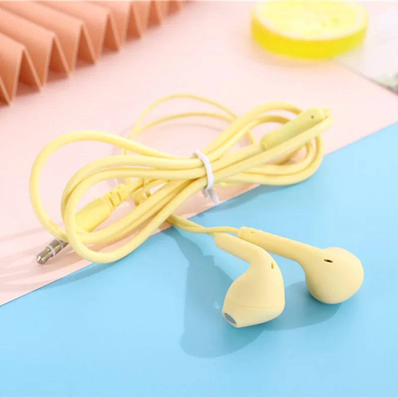 Multi-function 3.5MM Wired Earphones Headphones in Ear With Mic Sports Music Earduds Handfree Headsets For Xiaomi Samsung Huawei