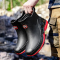 Short Rain Boots Men Fashionable New Rain Boots Work Fishing Waterproof Water Shoes Outdoor Non-slip Rubber Shoes Wear-resistant