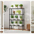 JHK 3-5 Tier Metal Wire Storage Shelves Adjustable Storage Racks Heavy Duty Standing Shelf Organizer for Living Room and Kitchen