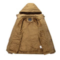 Men's Casual Winter Thick Warm Parkas Windproof Overcoats Male Military Wool Liner Hooded Down Jackets Outdoors Long Coats