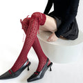 Women JK Lace Bow Tie Hollow Out Stockings Sexy Flower Bottoms Socks Women Pantyhose Tights Night Club Cosplay Party Accessories