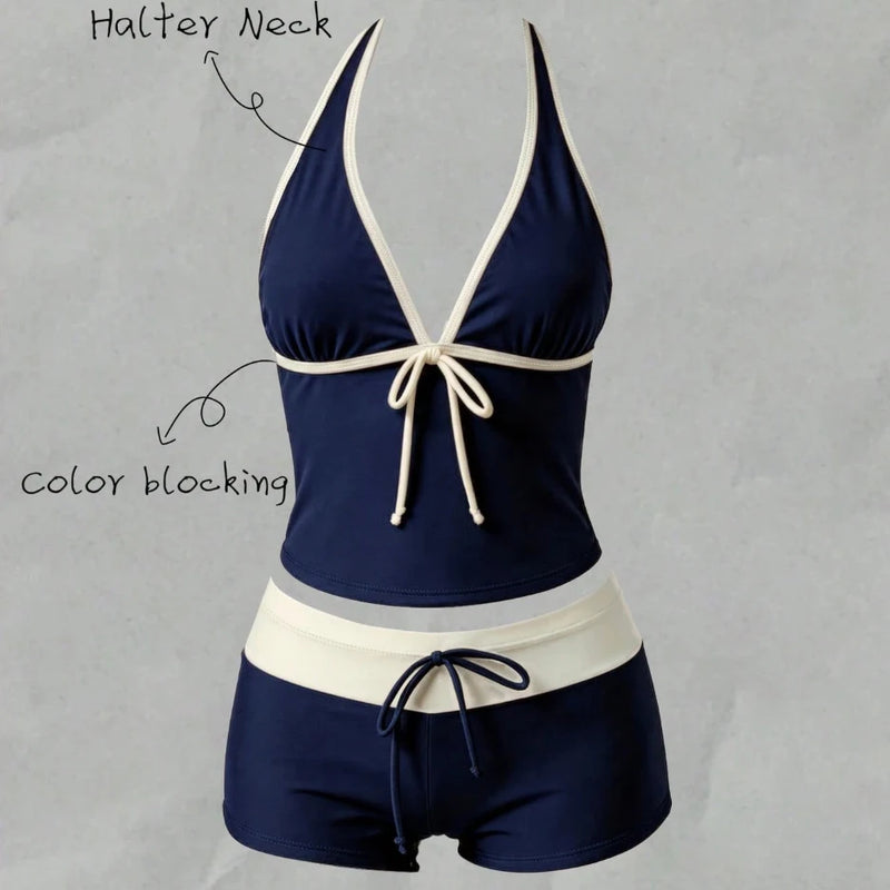 Sexy Women's Swimsuit Polka Dot Tankinis Bikinis Sets | SAMAG