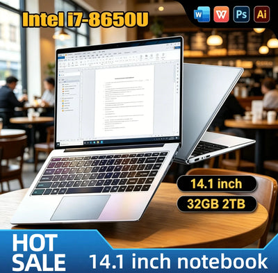 14.1 Inch Ultra Slim Laptop Intel Core i7 8650U 4C8T 1.9 | SAMAG