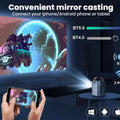 Mini Smart 4K Android Pico Projector With Wi-Fi Home Theater Connectivity For Mobile Phone Projecting