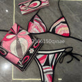 Women's Scarf Swimsuits with Letter Signature Logo Lady | SAMAG