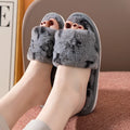 Fluffy Women's Slippers Indoor Autumn Winter Luxury Designer Woman Shoes Home Flats Casual Fuzzy Fur Slides Elegant Plush Soft