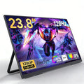 23.8 Inch 120Hz Portable Monitor 100%sRGB With VESA Hole Back Bracket Laptop Extended Display IPS Computer Display for Laptop PC