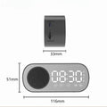 Digital Alarm Clock Wireless Bluetooth Speaker Multi-functional Subwoofer Clock Vertical Mini AI Smart Alarm Clock Music Player