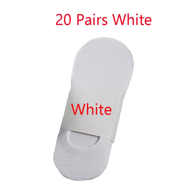 5/10/20 Pairs Summer Boat Socks For Men Non-slip Silicone | SAMAG
