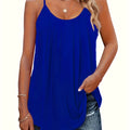 Plus Size Women's Casual Sleeveless Loose Fit Tank Top Soft Lightweight Summer Camisole