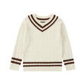 AS Beige Collection AW25 Corduroy Dress Children Knitting Sweater Boys Overalls Check Pants Brothers Sisters Family Matching