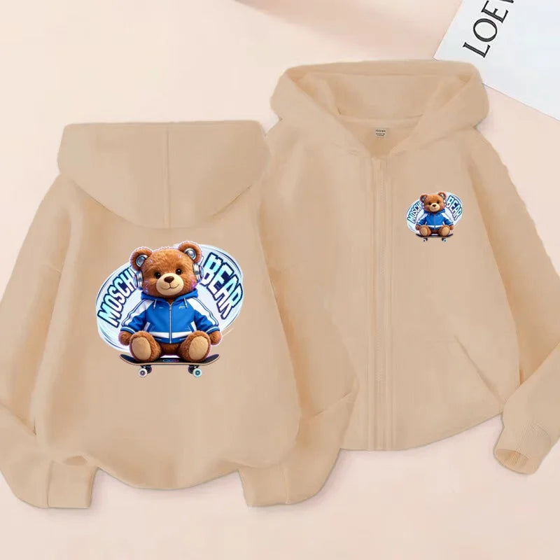 Children's Sports Jackets, Cute Animated Printed Zipper - View 4 | SAMAG
