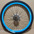 22/24/26 Inch Aluminum Alloy MTB Wheelset, Disc Brake, 7/8/9 Speed Rear Hub, with Tires