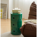 Round bedside table nordic plastic Bedside cabinet for bedroom small side end table nightstand Storage locker