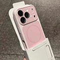 Fashion Liquid Silicone For Magsafe Magnetic Phone Case For iPhone 17 16 15 14 13 Pro Max Large Window Lens Glass Protect Cover