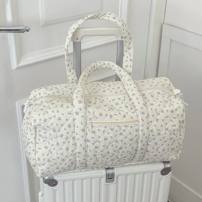 Lightweight Large Capacity Floral Quilted Travel Bag | SAMAG