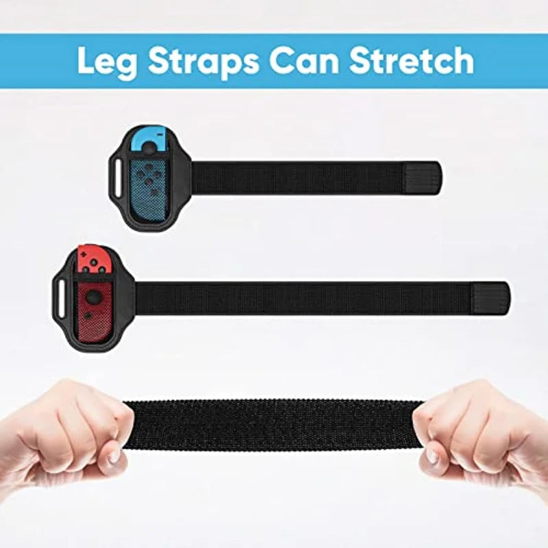Leg Strap for Switch Sports Play Soccer for JoyCons Switch OLED Model Controller Game Accessories,Adjustable Elastic Strap