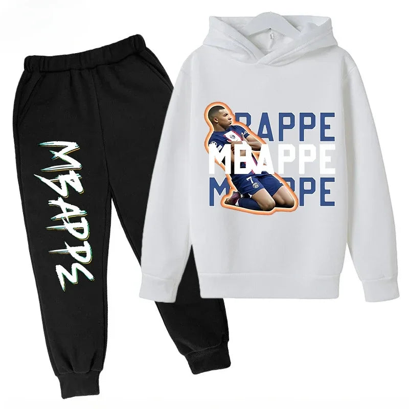 Autumn Mbappé Printed Children's Hoodie Suit Sweatshirt | SAMAG