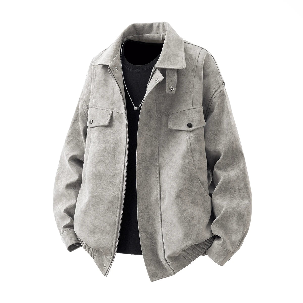 Men's Oversized Casual Leather Jacket