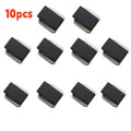 10-Pack Replacement PTT Mic Belt Clip Handheld Speaker Microphone for Motorola PMMN4013A/4021/4022/4013/4051/4025 Two-Way Radio