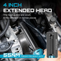 SEESII 3/8"Cordless Ratchet Wrench 55Nm Electric with 6" Extended 12V Rechargeable Angle Car Repair Power - View 3 | SAMAG