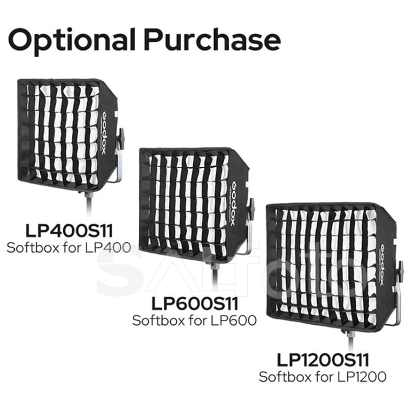 Godox LP400S11 LP600S11 LP1200S11 Grid Softbox for LP400R LP400Bi LP600R LP600Bi LP1200R LP1200Bi LED Video Light Panel